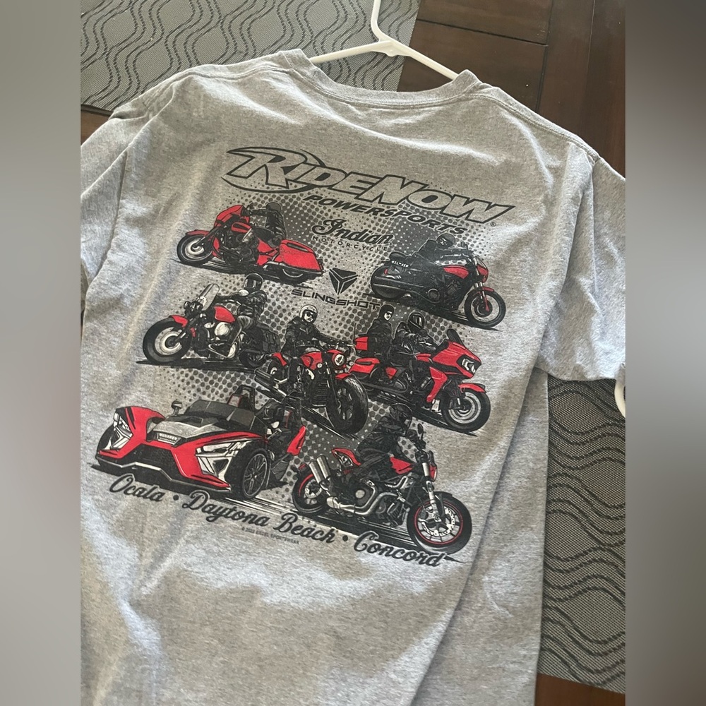 Gray RideNow Graphic T-Shirt